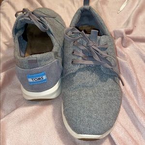 Grey felt Toms!